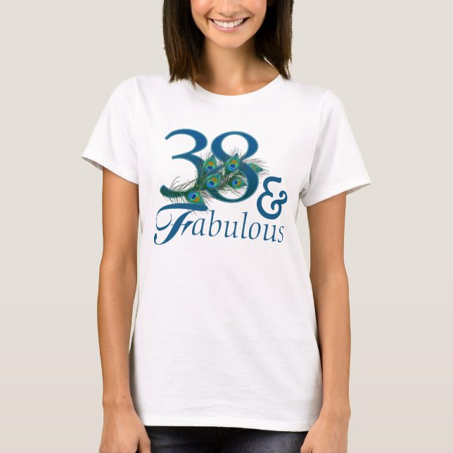 38th T-shirt do aniversário (Frente)