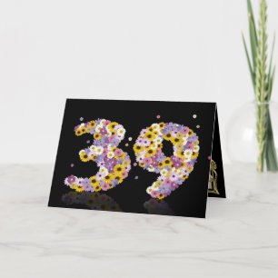 39.o cartão de aniversário com letras em branco