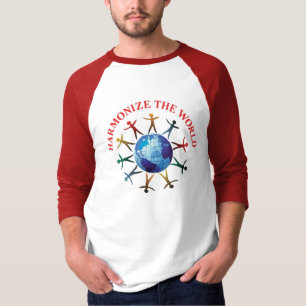 3/4 de t-shirt da luva