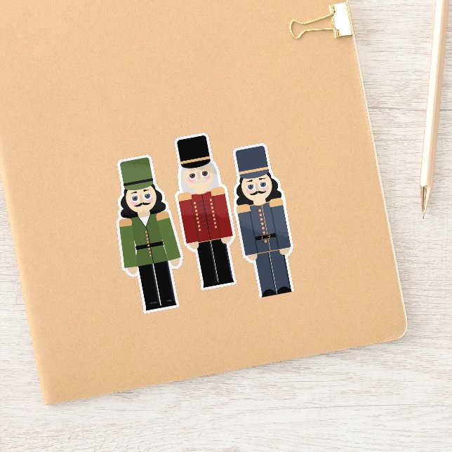 3 adesivos de quebra-nozes de natal (Notebook)