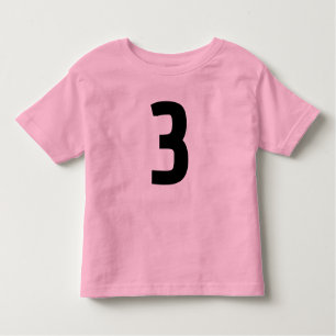 3 ANOS DE IDADE, JERSEY, T-SHIRT rosa