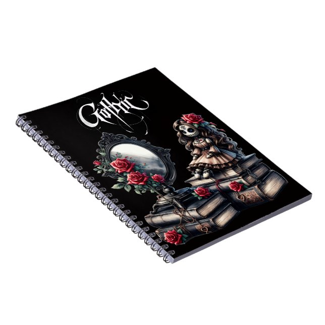 #3 Caderno de Fotos Espiral Gótico (Lado Direito)