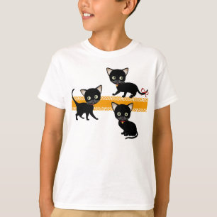 3 camisas do T do miúdo dos gatinhos