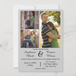 3 Cinzas - Convite para Casamento