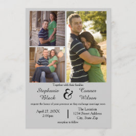 3 Cinzas - Convite para Casamento