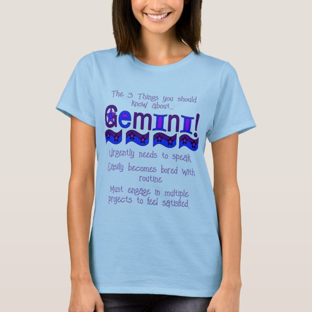 3 Coisas que você deveria saber sobre a Camisa Gem (Frente)