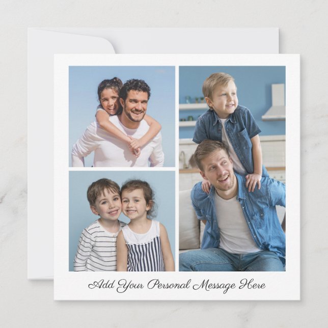 3 Colagem de Fotografias Adicionar Sua Própria Pla (Frente)