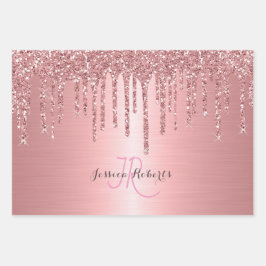 3 Colores Monograma Quic Glitter Girly