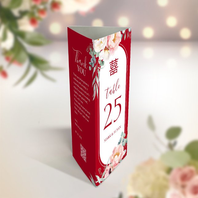 3 em 1 Número da tabela, Menu e cartões de agradec (Criador carregado)