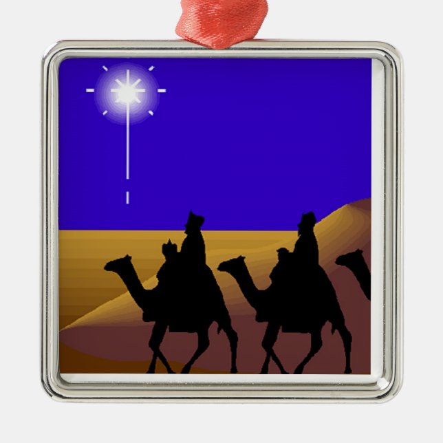 3 Enfeites de natal Wise Men (Frente)