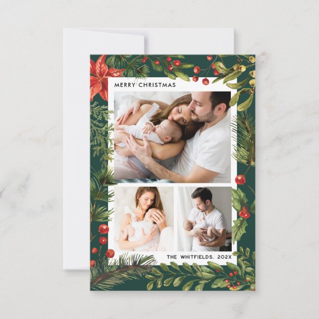 3 Feriados de Natal Botânicos da Família (Frente)