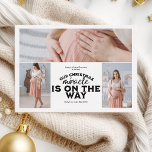 3 Foto de Anúncio de Gravidez de Natal<br><div class="desc">Compartilhe suas notícias alegres com um toque de charme festivo usando nosso anúncio de gravidez fotográfico de Natal. Esta carta deliciosa apresenta uma foto pessoal, maravilhosamente concebida para mostrar a sua família em crescimento. O design incorpora elementos festivos como árvores de Natal, flocos de neve ou sotaques de férias, junto...</div>
