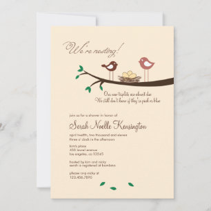 3 Ovos Amarelos Tripletos Chá de fraldas Convite