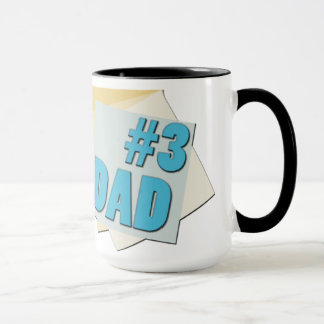 #3 pai - dia dos pais - caneca