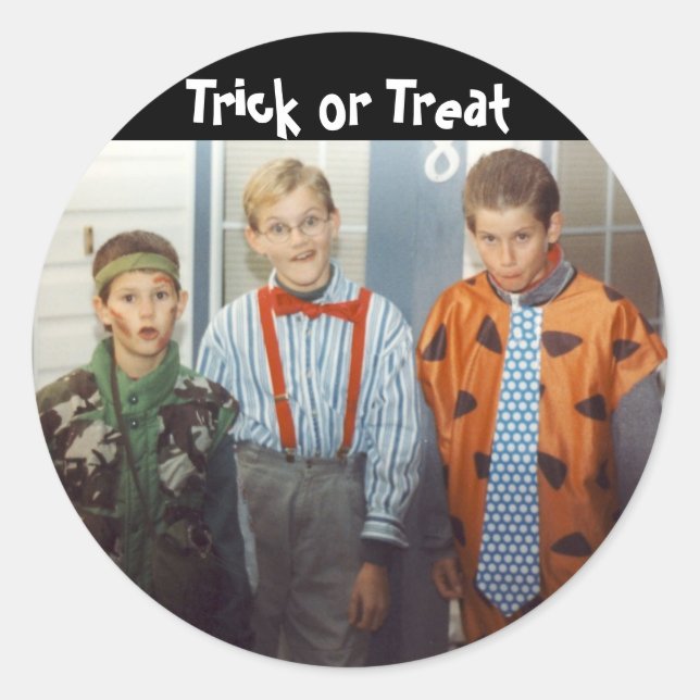 3 Stooges - Adesivos de Halloween (Frente)