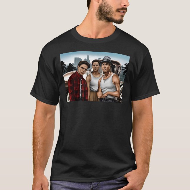 3 vatos locos chicano Clássico T-Shirt (Frente)