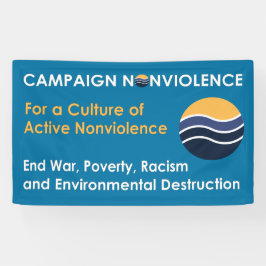 3' x 5' bandeira do Nonviolence da campanha