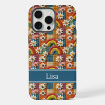 3D Embroidery Patchwork Phone Case | Personalized 