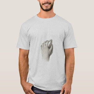 3D Mão Realista - Camisa de Arte Moderna
