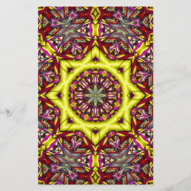 3d padrão abstrato (Frente)