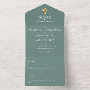 3in1 Anunciante de Ordenação INVITE e RSVP Pries