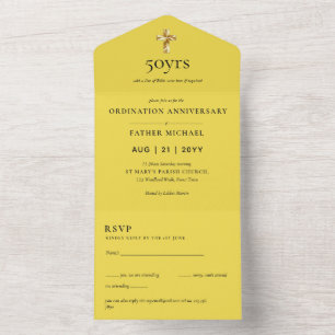3in1 Anunciante de Ordenação INVITE e RSVP Pries