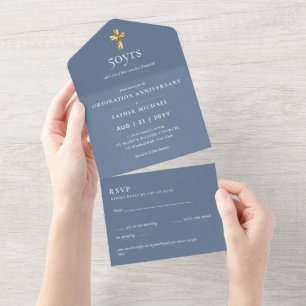 3in1 Anunciante de Ordenação INVITE e RSVP Pries
