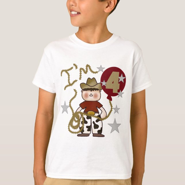 4º Camisetas de aniversário e presentes (Frente)
