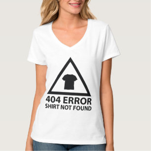 404 Erro : Camisa Não Encontrada