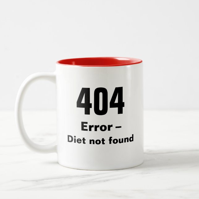 404 erro - caneca não encontrada da dieta (Esquerda)