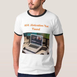 404 Motivação Não Encontrou Camiseta Meme Engraçad