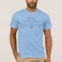 40 Dias de Espera | Camiseta Masculina Cristã