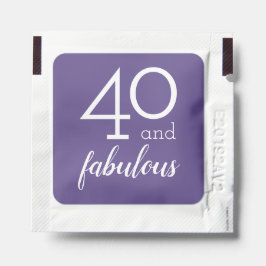 40 e Fabulosa aniversário de 40 anos de Tipografia