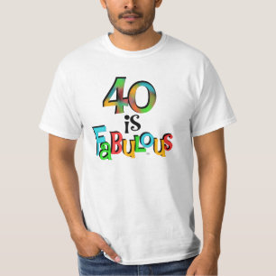 40 são t-shirt e presentes fabulosos do