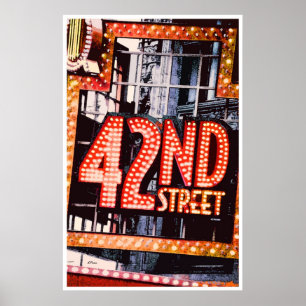 42nd Rua, poster contemporâneo