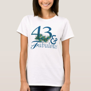 43rd T-shirt do aniversário