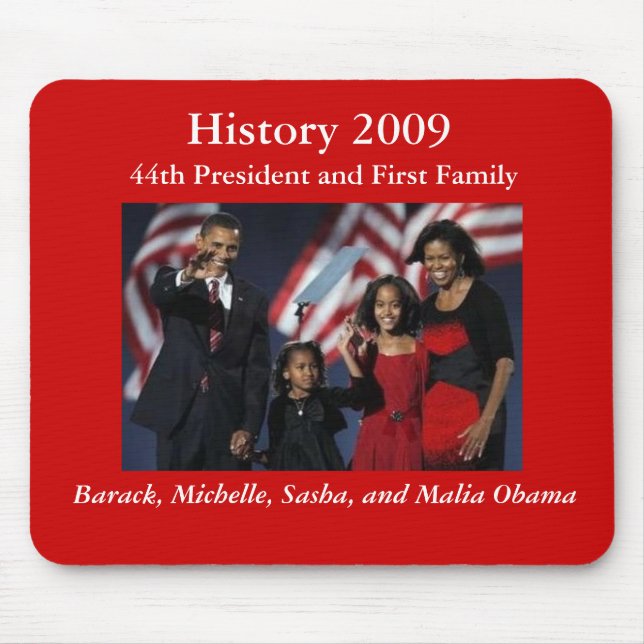 44o Família presidencial Mousepad (Frente)