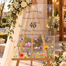 45º Aniversário de Casamento Safiras Flores Silves