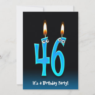 46º Convite para Festa de aniversário