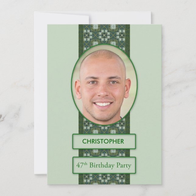 47ª Imagem do Convite de aniversário + Nome (Frente)