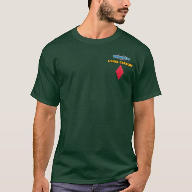 4/12th Camisa do CIB VSR M113 ACAV da cavalaria (Frente)