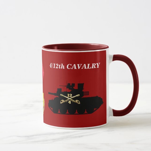 4/12th Caneca da cavalaria M551 Sheridan (Direita)