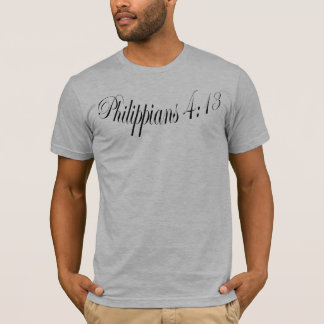 4:13 cristão dos Philippians da camisa
