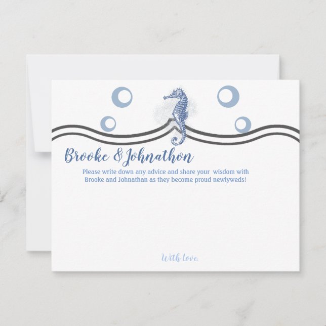 4.25x5.5 Cartão de conselheiro marítimo Sea Ocean  (Frente)