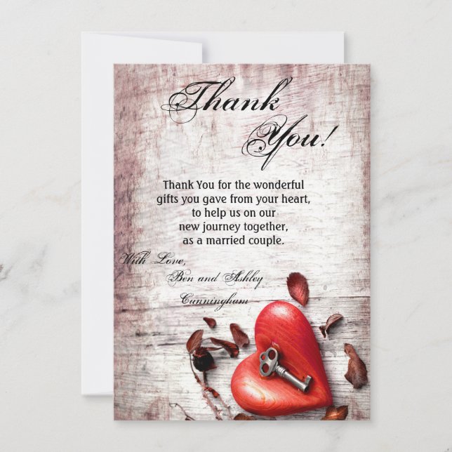 4,5x6,25 Chave de madeira do país do Cartões de ag (Frente)