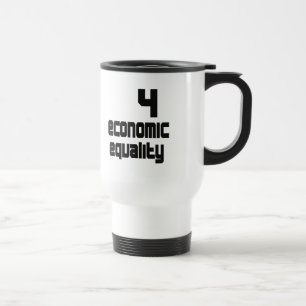 4 Caneca de viagem da igualdade econômica