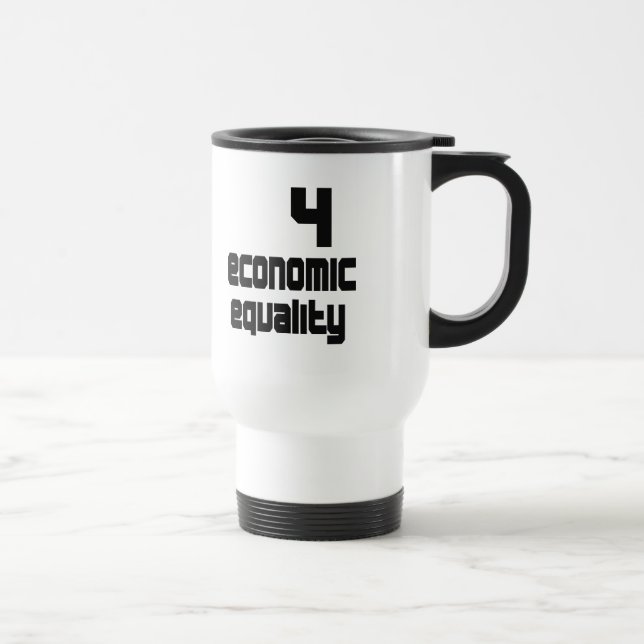 4 Caneca de viagem da igualdade econômica (Direita)