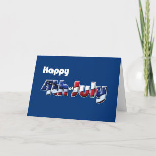 4 de julho Cartão de humor Patriótico