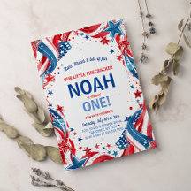 4 de julho Convite de aniversário Festa de 4 de ju