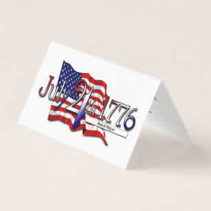 4 de julho de 1776 Estrelas e Stripes